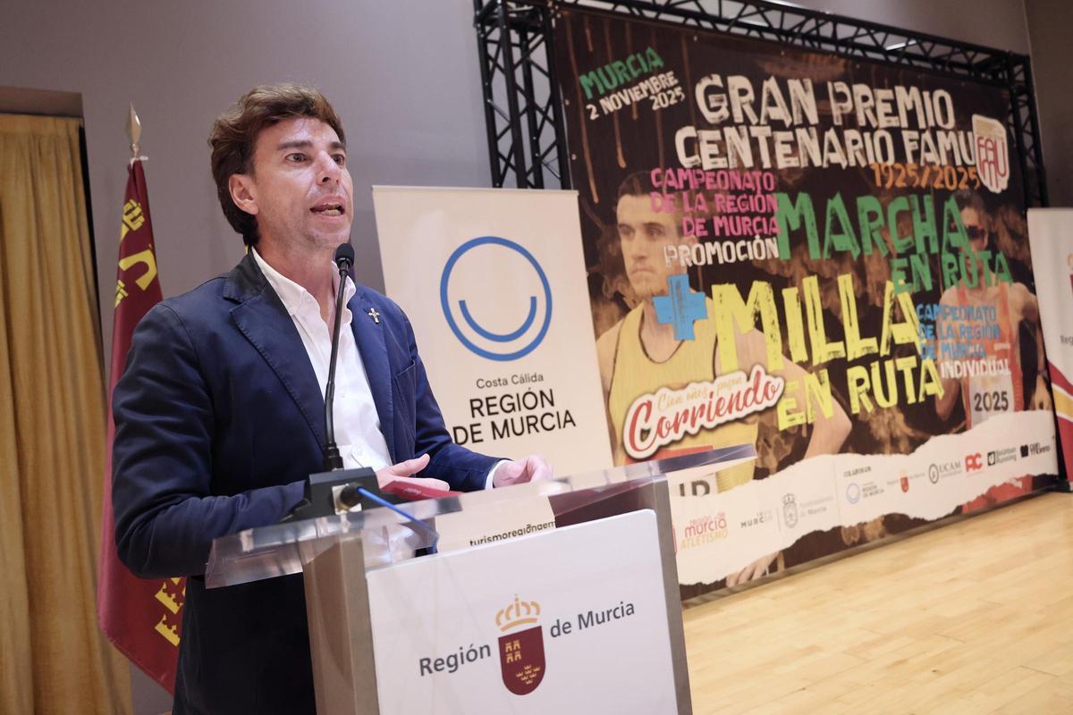 El director general de Deportes, Fran Sánchez, durante su intervención.