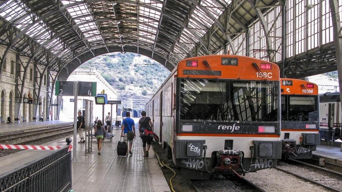 Estación de Renfe en Portbou