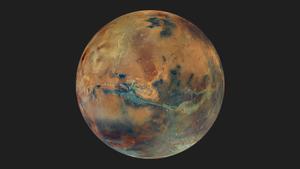 Una imagen de Marte tomada por la misión Mars Express.