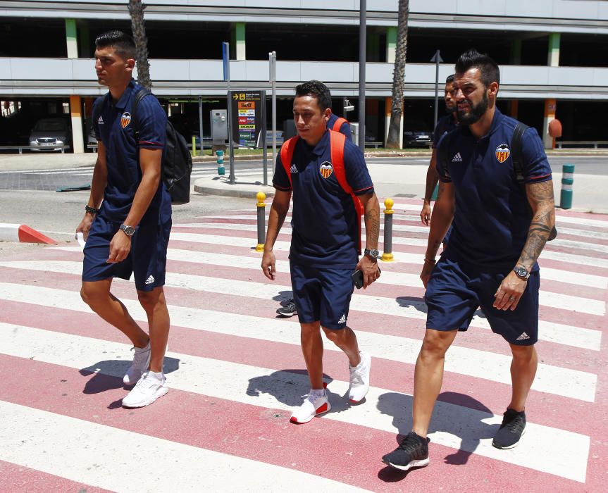 El Valencia CF pone rumbo a Évian-les-Bains