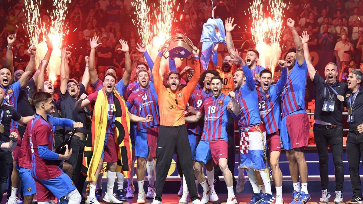 El Barça alza la Champions de balonmano