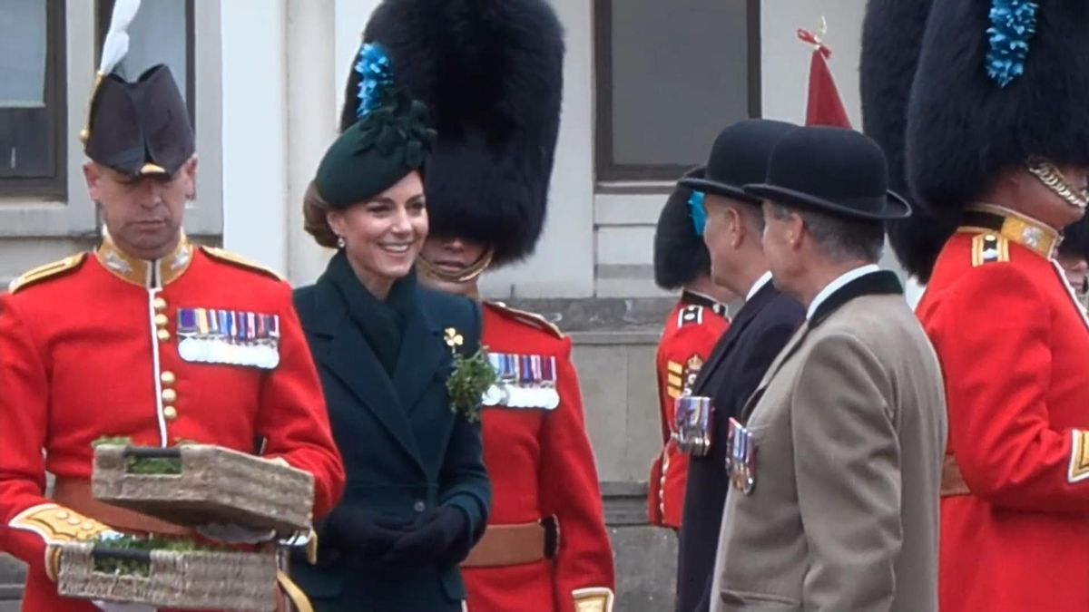 Kate Middleton reaparece por el Día de San Patricio