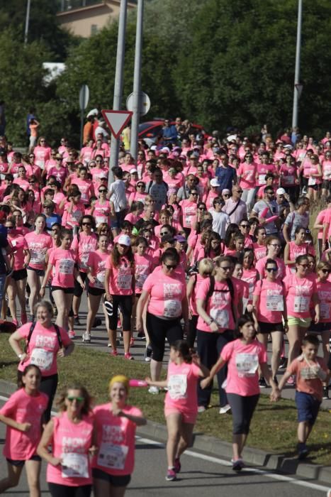 Carrera de la mujer en la zona este de Gijón.