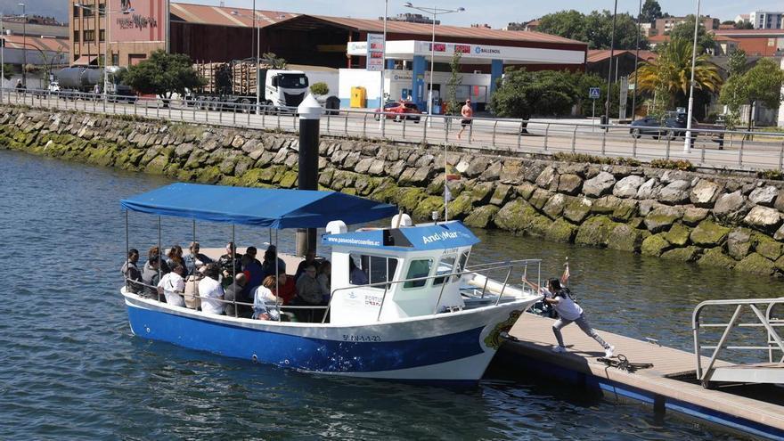 EN IMÁGENES: Arrancan los paseos en barco por la ría de Avilés