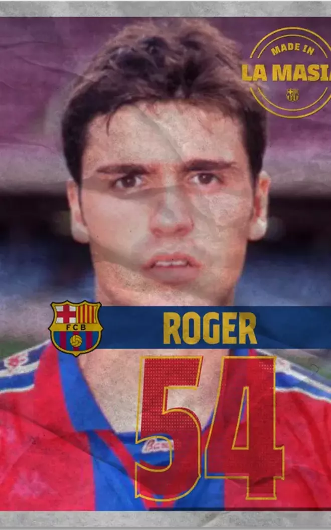 54. ROGER García 6/5/95. Debut en Liga Deportivo – FCB 1994-95. 108 Partidos oficiales