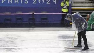 La lluvia empapa la ceremonia inaugural de los Juegos Olímpicos