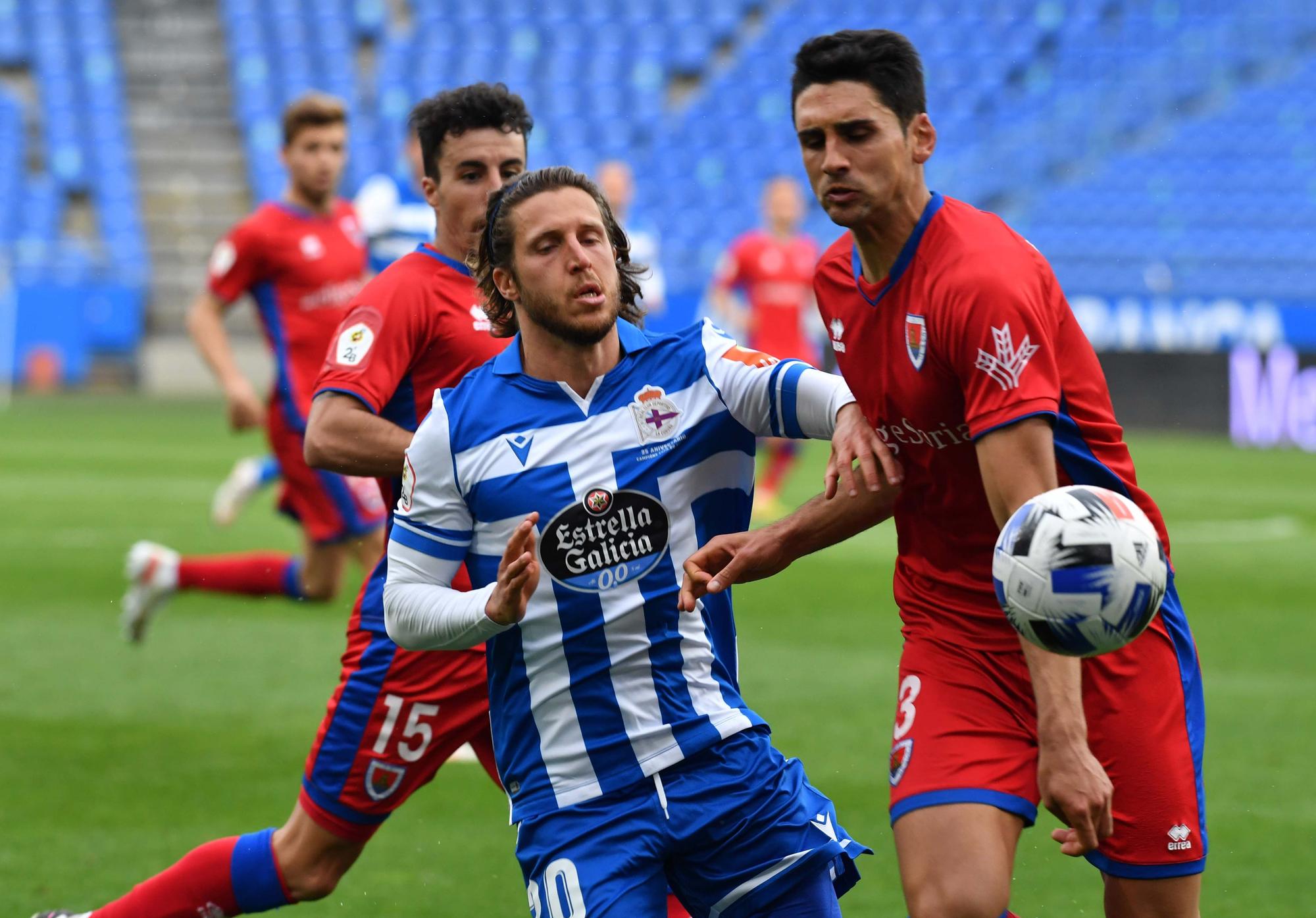 El Deportivo le gana 2-1 al Numancia