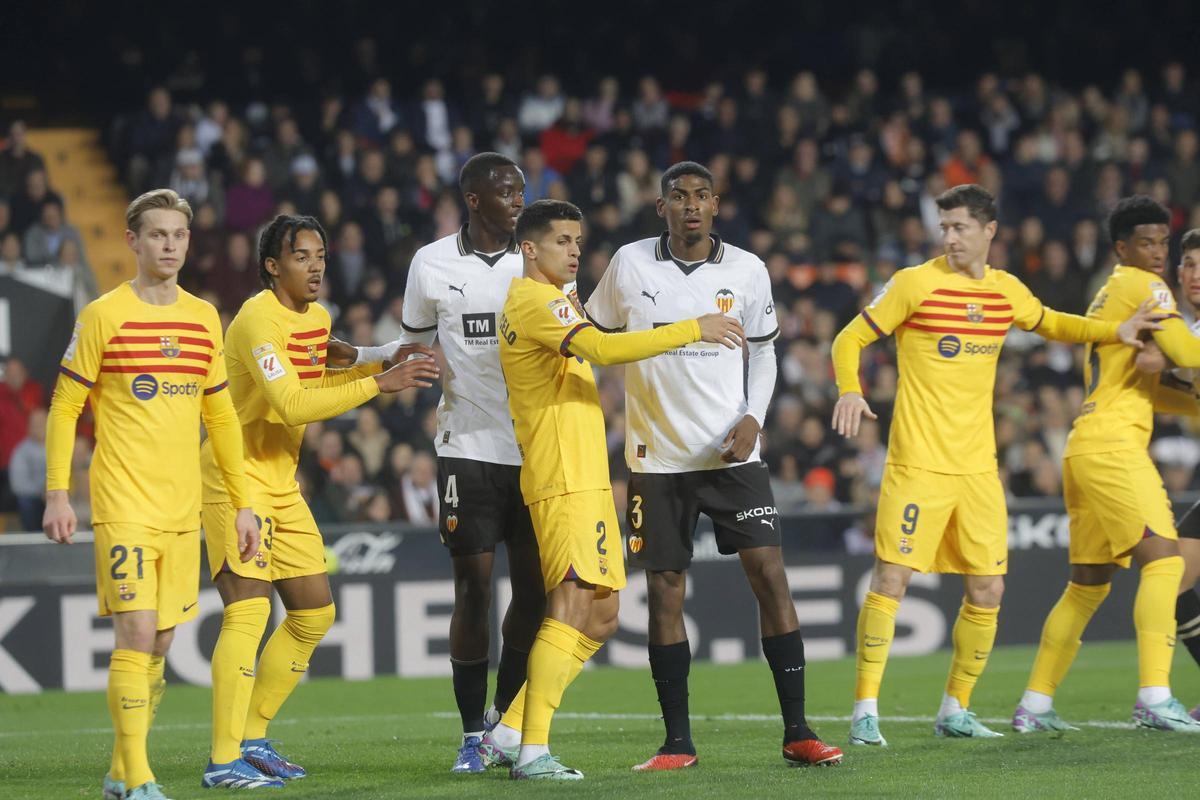 Imagen de archivo del Valencia-Barça