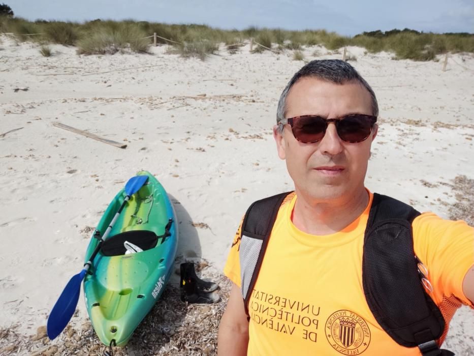 Este valenciano navega desde los 8 años y conoce bien las aguas de las Pitiusas