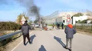 Protesta de funcionarios en la prisión de Quatre Camins