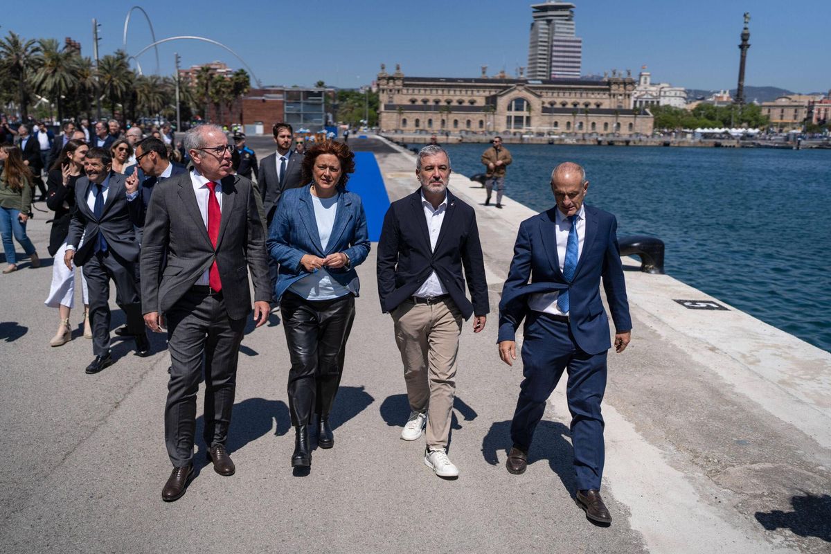 BARCELONA 16/05/2025 Barcelona. Inauguración al publico el muelle de Barcelona Nord. Asistira el president del Port de Barcelona, José Alberto Carbonell; lalcalde de Barcelona, Jaume Collboni; i el director de Port Vell, David Pino. FOTO de ZOWY VOETEN