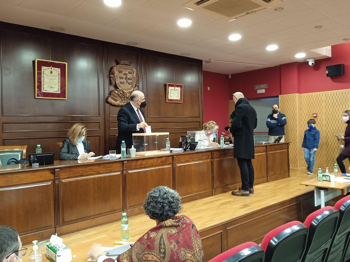 Votación en el Colegio de Abogados para elegir a los nuevos miembros de la Junta de Gobierno