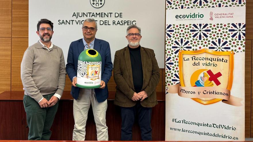 San Vicente y Ecovidrio fomentan el reciclado en los Moros y Cristianos con &quot;La Reconquista del Vidrio&quot;