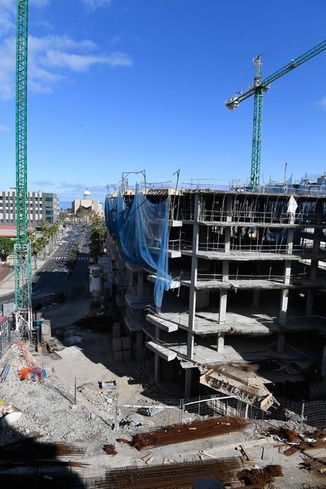 30-03-20  LAS PALMAS DE GRAN CANARIA. CIUDAD. LAS PALMAS DE GRAN CANARIA. Obras de la construcción paradas por la nueva ordenanza del Gobierno para parar el Covid-19.  Fotos: Juan Castro.