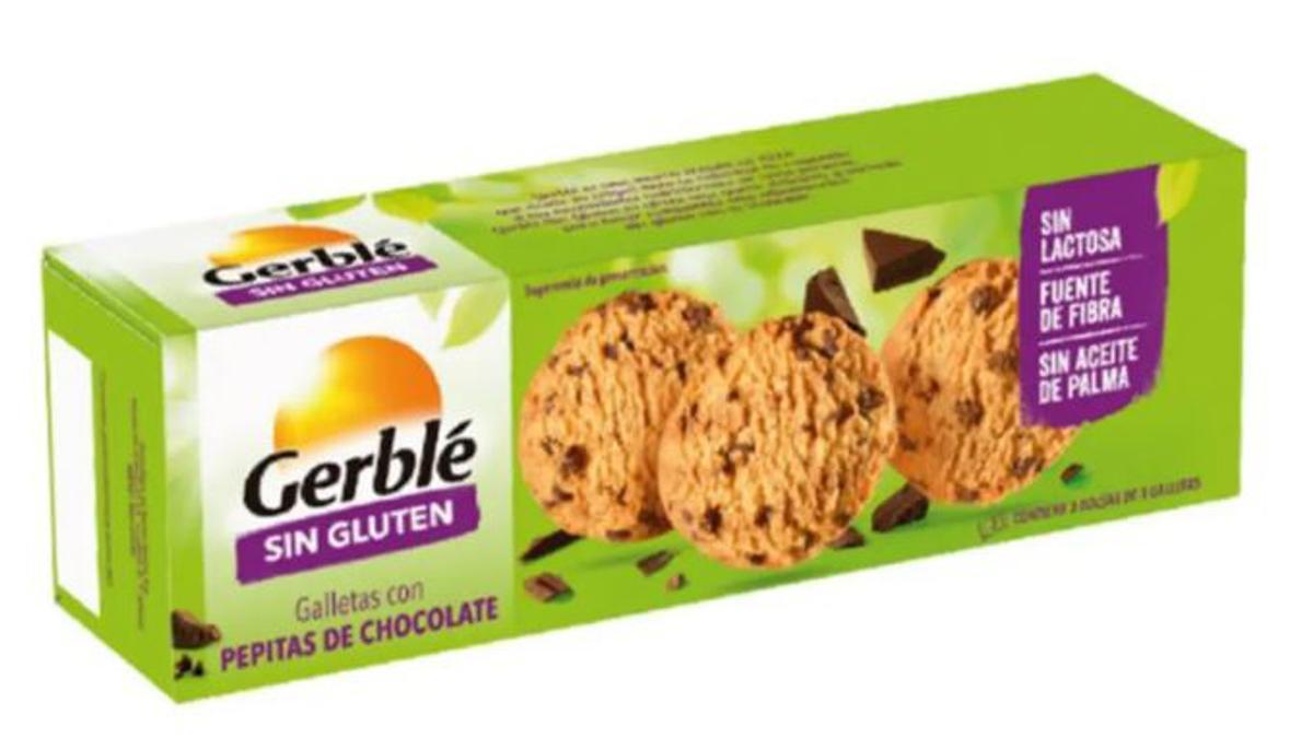Galletas Gerblé sin gluten con pepitas de chocolate