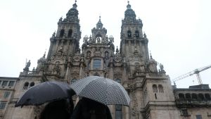 Una imagen de la catedral de Santiago de Compostela.