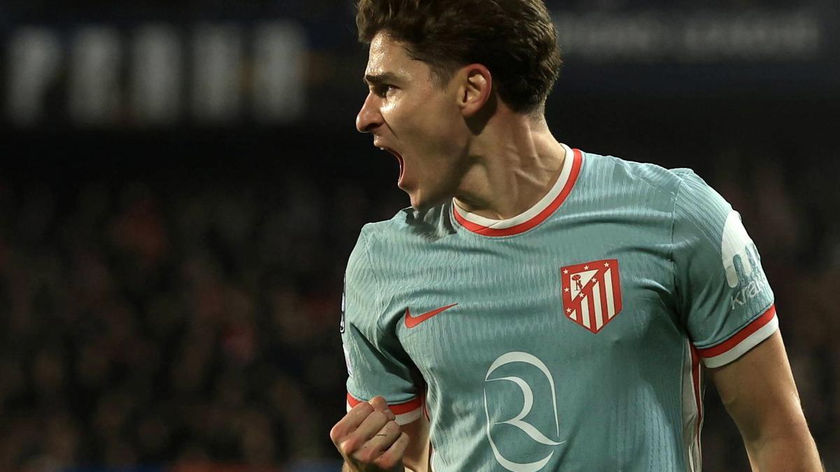 Praga - Atlético de Madrid | El doblete de Julián Álvarez