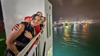 Las candidatas a Fallera Mayor zarpan  rumbo a Ibiza