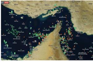 Tráfico Estrecho de Ormuz, 26 de febrero 2026, dos días antes del inicio de la guerra