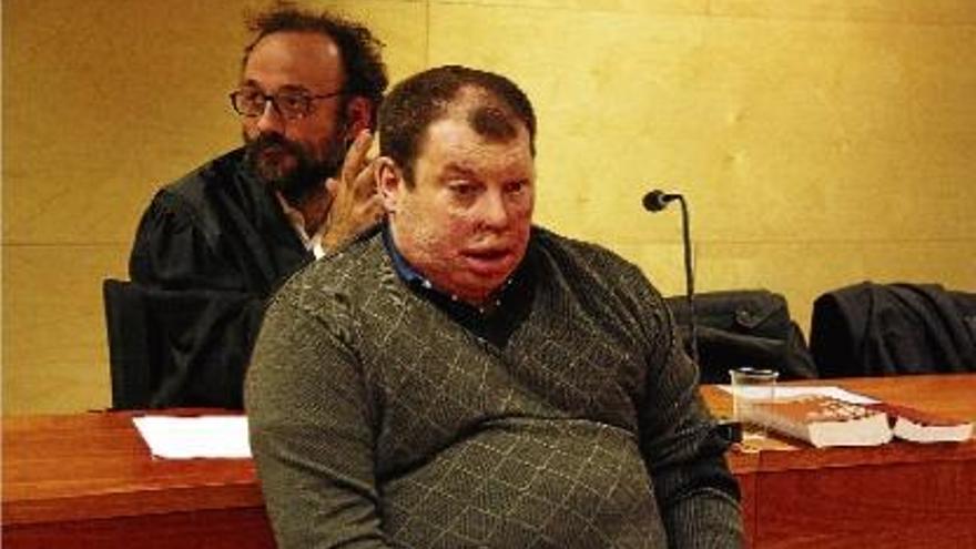 L&#039;acusat, Miguel Sánchez, quan es va repetir el judici a l&#039;Audiència de Girona.