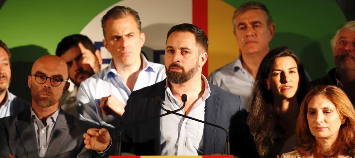 Acto de campaña de Vox en Paracuellos.