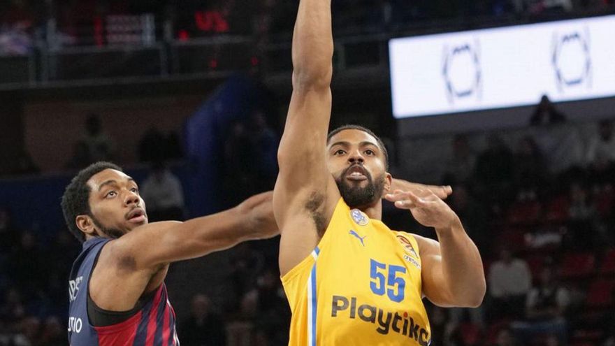 David DeJulius, nuevo fichaje del UCAM, con el Maccabi Tel Aviv. | ADRIÁN RUIZ/EFE