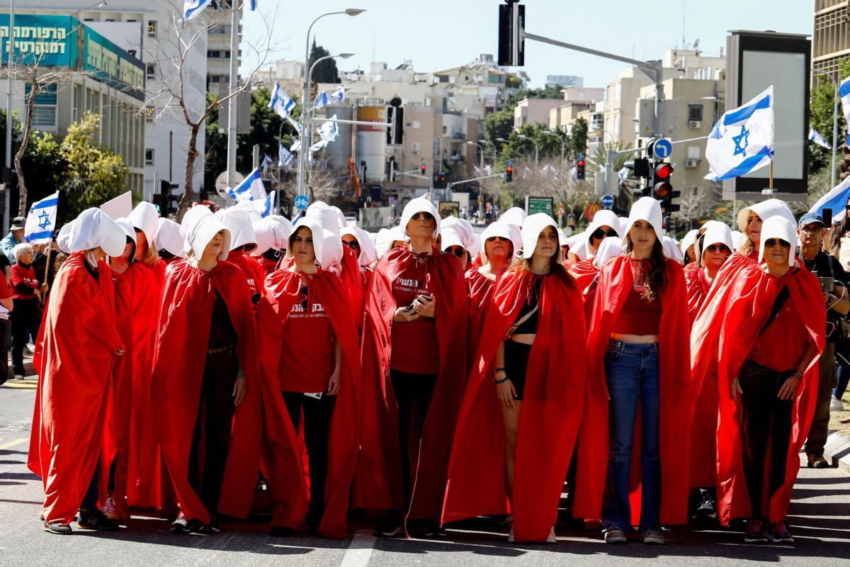 Protestas en Tel Aviv por la polémica reforma judicial del Gobierno de Netanyahu