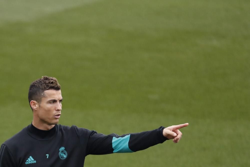 Fútbol.Entrenamiento del Real Madrid