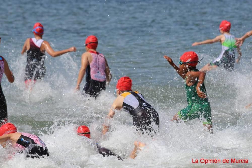 Final de triatlón de Deporte en Edad Escolar