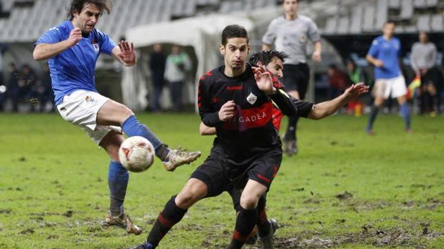 Manu Busto, en el último partido ante el San Sebastián de los Reyes.