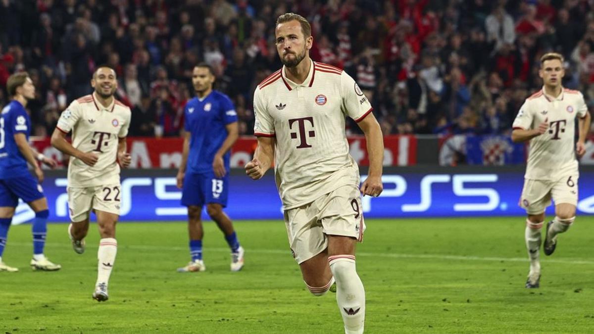 Harry Kane contra el Dinamo de Zagreb