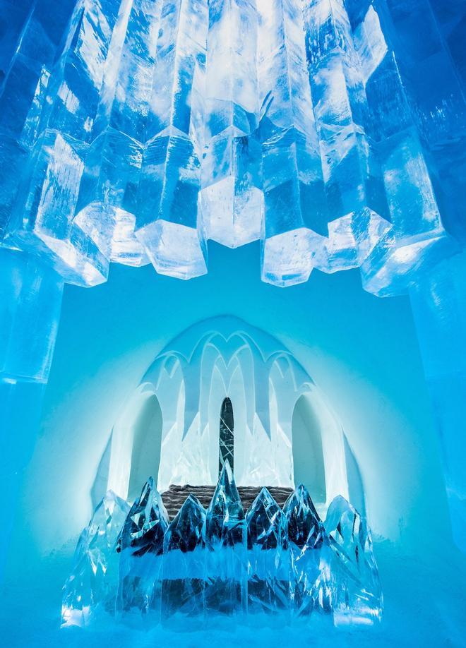 Ice Hotel 365 Jukkasjäroi, Suecia, hoteles hielo