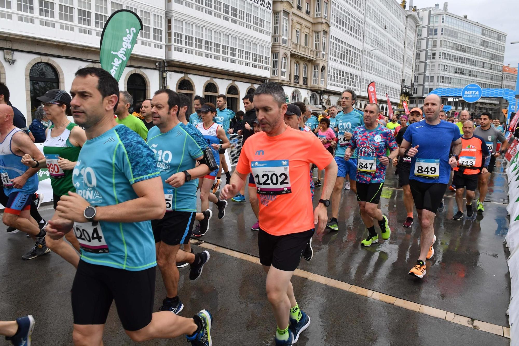 Carrera popular Coruña10: 2.186 corredores cruzaron la línea de meta