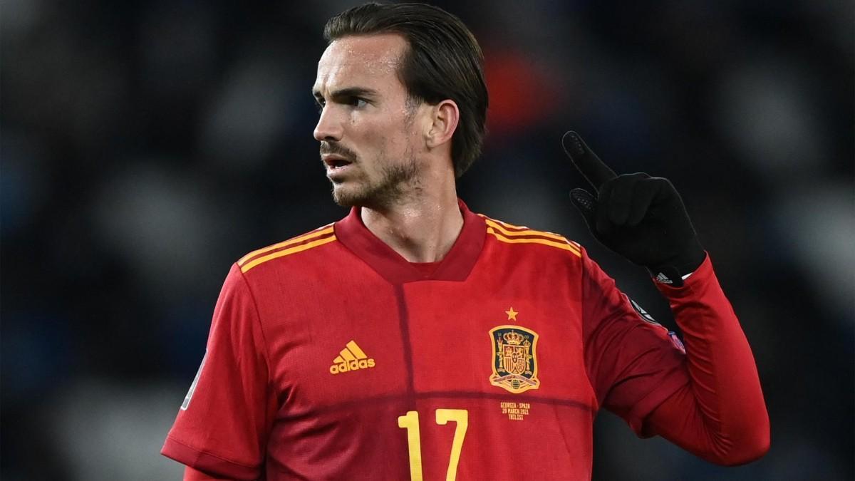 Fabián, con la camiseta de la Selección