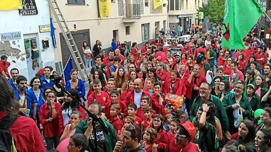 Un dels actes de la festa major alternativa de Sallent, l&#039;any passat