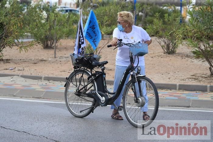 Protesta de policías en La Manga