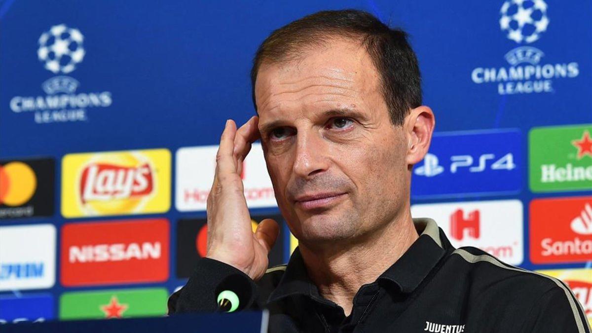 Allegri en conferencia de prensa