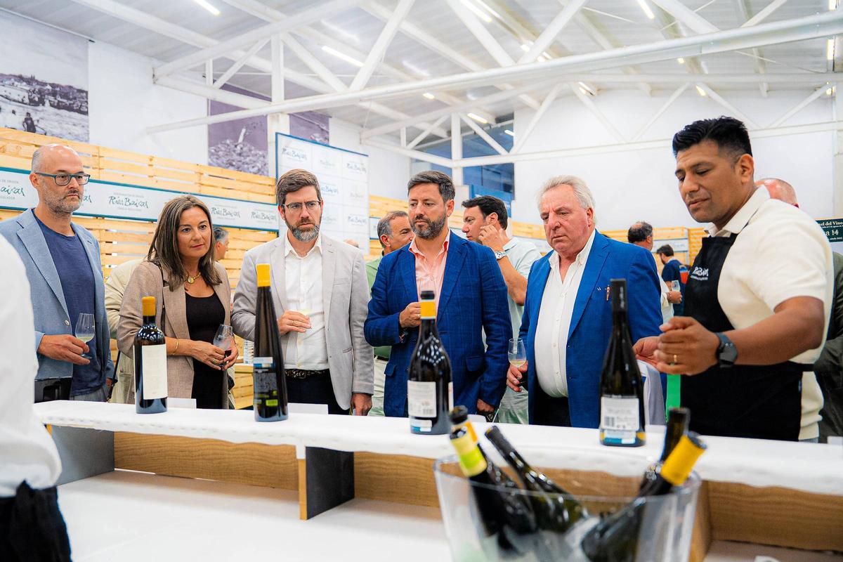 La inauguración del Túnel del Vino Rías Baixas.