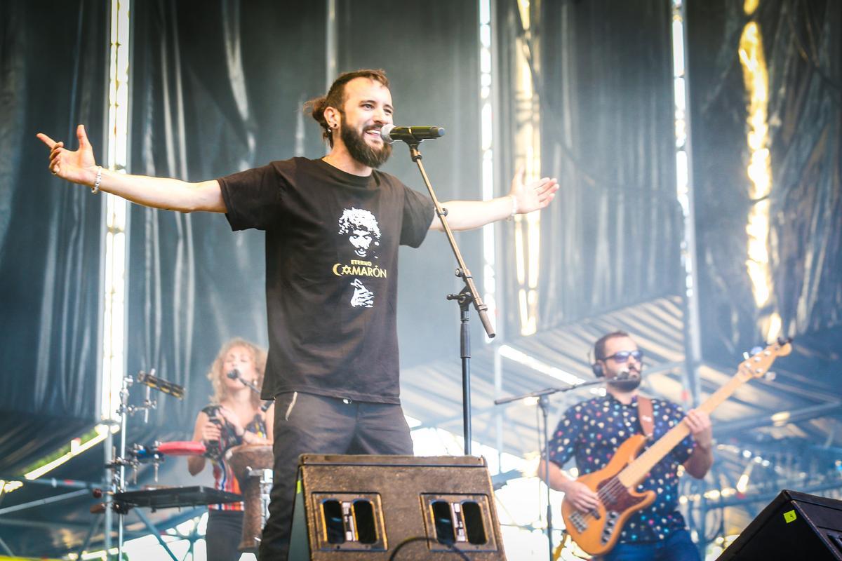 Divan du Don en el escenario de Los Palomos, en 2018.