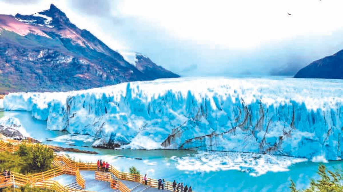 Una imagen de archivo del glaciar.