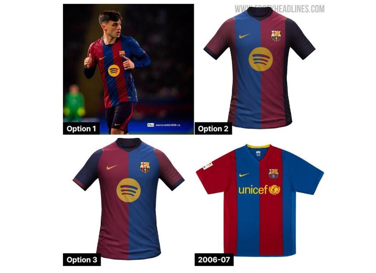 Posibles diseños de la camiseta de la temporada 26-27