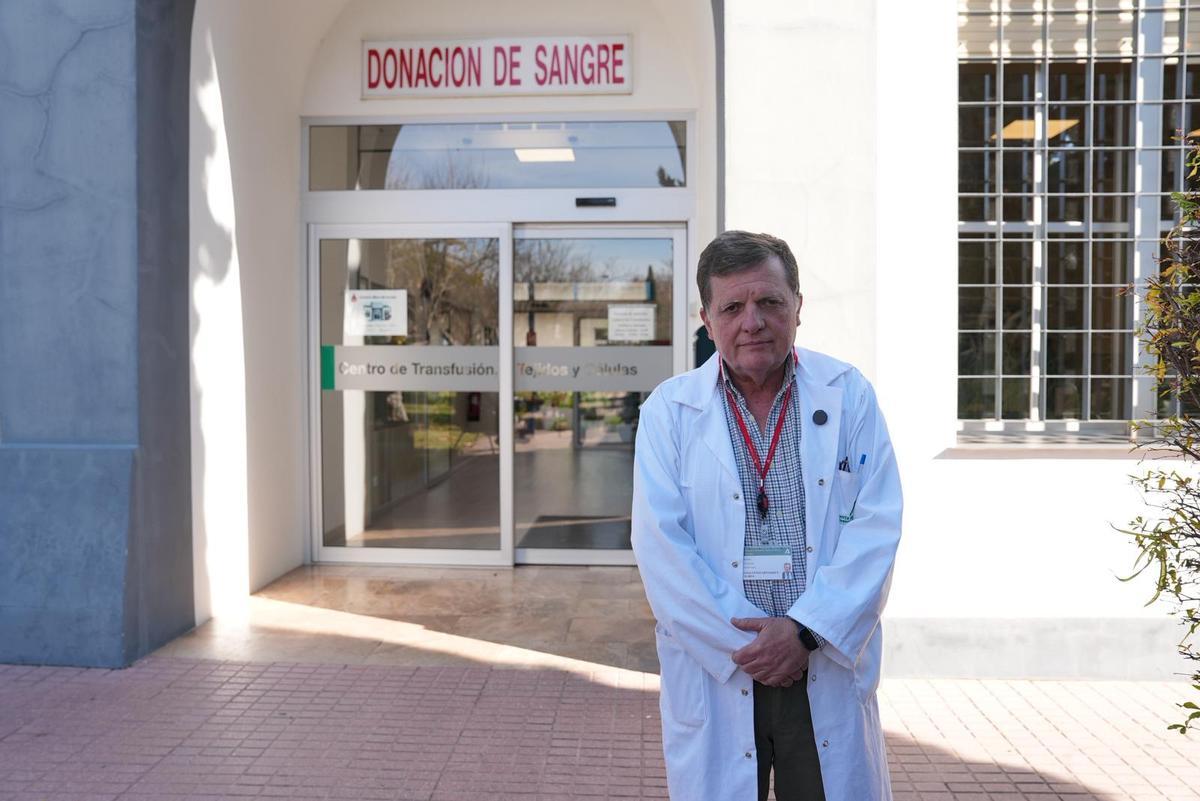 Rafael Villalba, director del Centro de Transfusiones, Tejidos y Células de Córdoba.