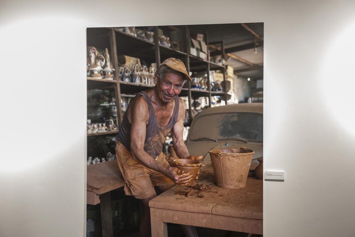Frígoles, en una de las fotos de la muestra