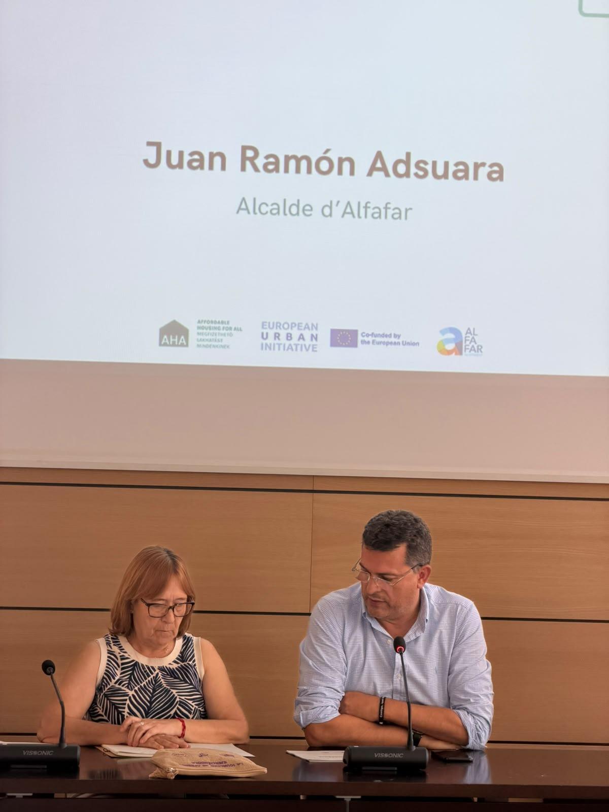 Fina Carreño y Juan Ramón Adsuara.