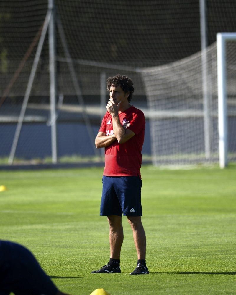 Entrenamiento del Real Zaragoza en la Ciudad Deportiva