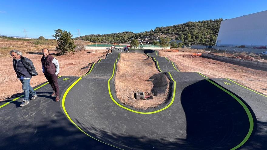 Las pistas de ‘pump track’ y yincana de la Vall, acabadas