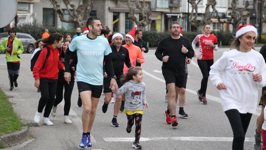 La San Silvestre de Cangas del año pasado, que debido al mal tiempo tuvo que celebrarse en Reyes. | //S.Á.