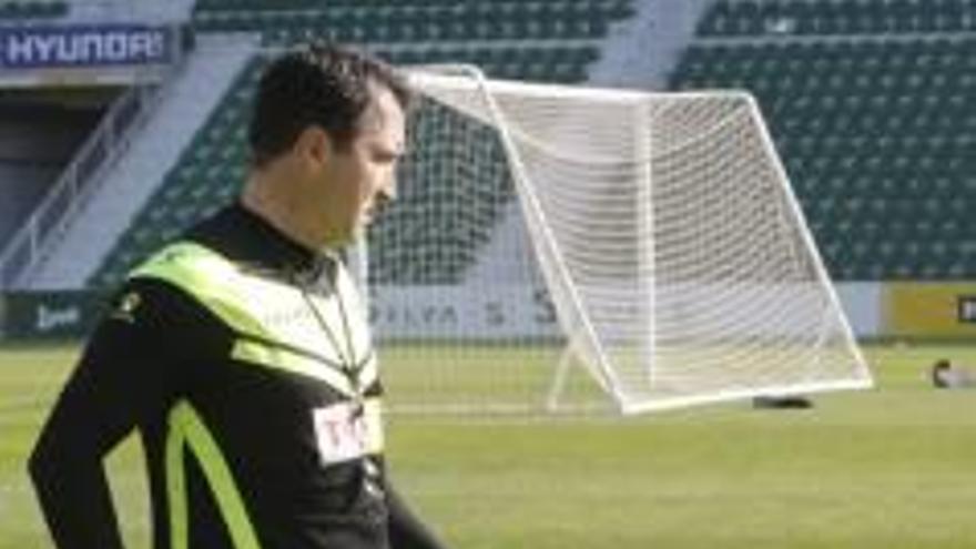 Josico, ayer, en el entrenamiento.