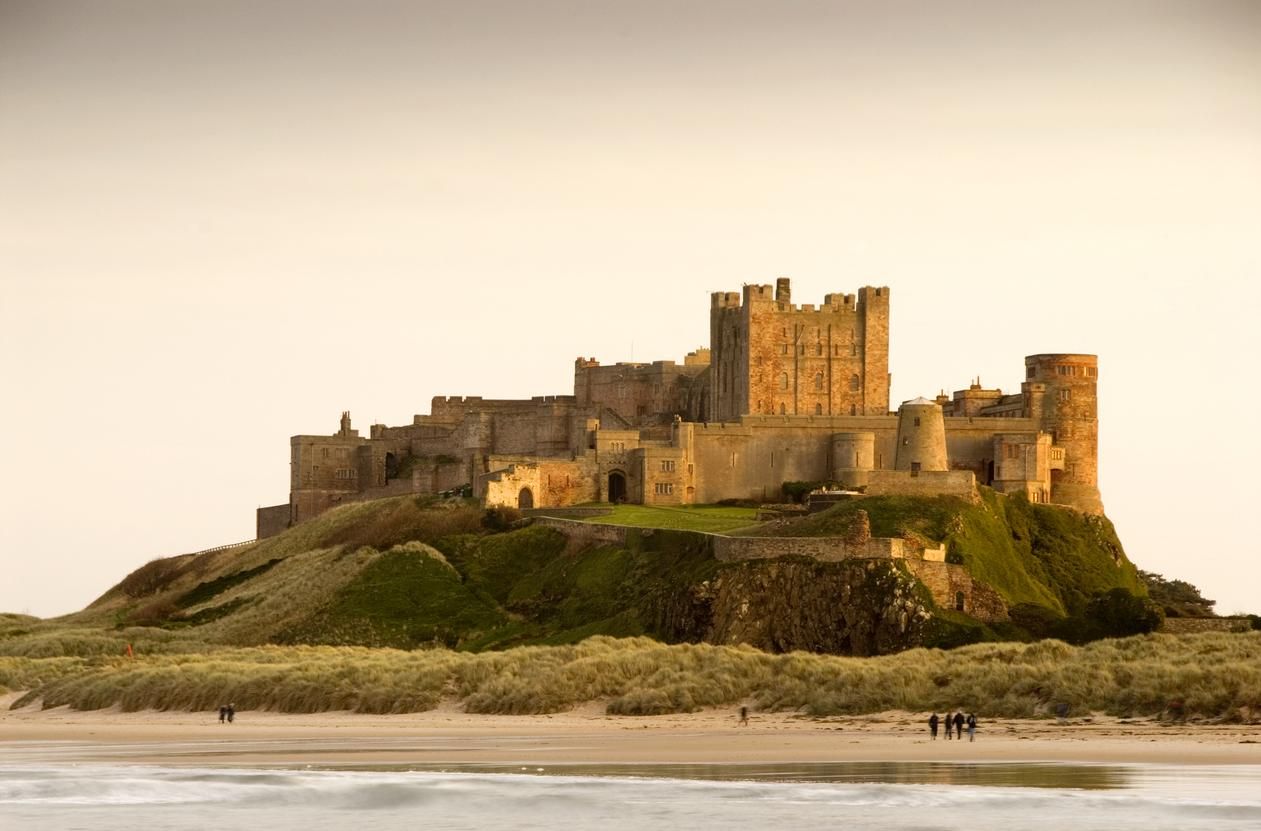 Castillo de Bamburgh.