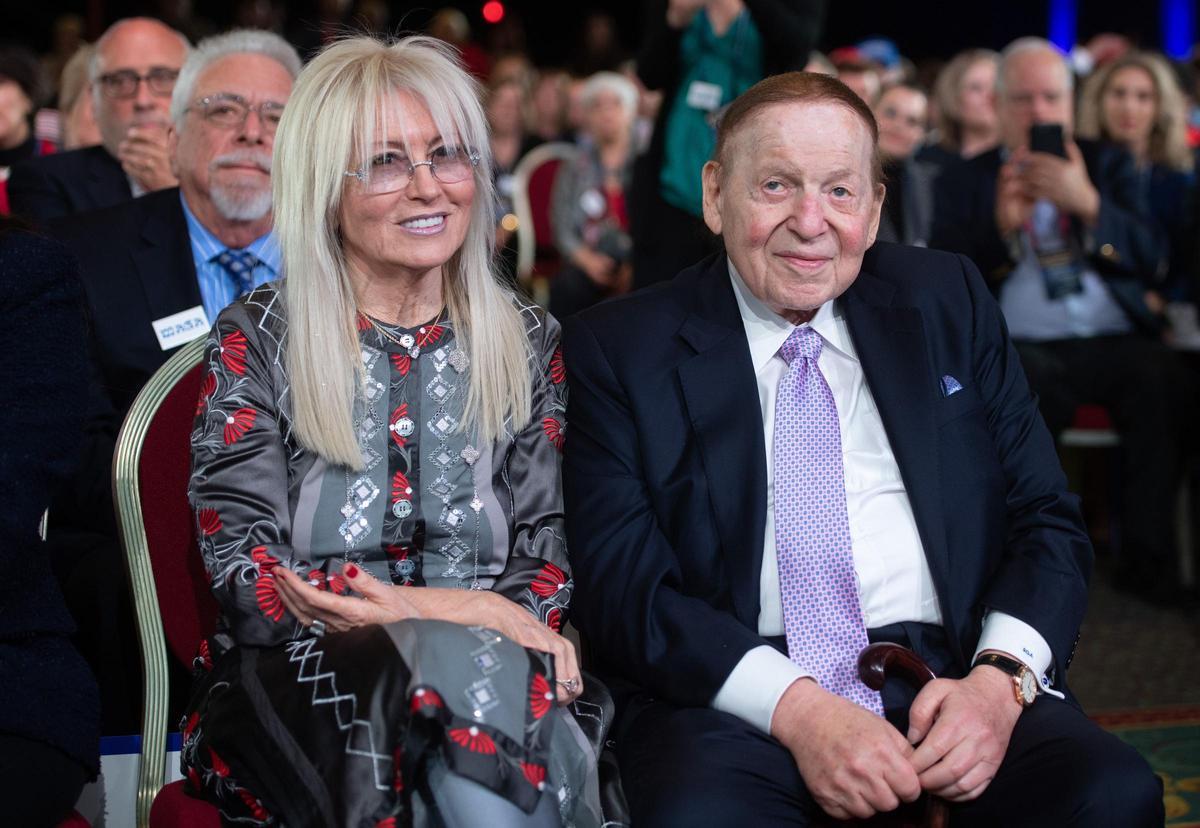 Miriam y Sheldon Adelson.